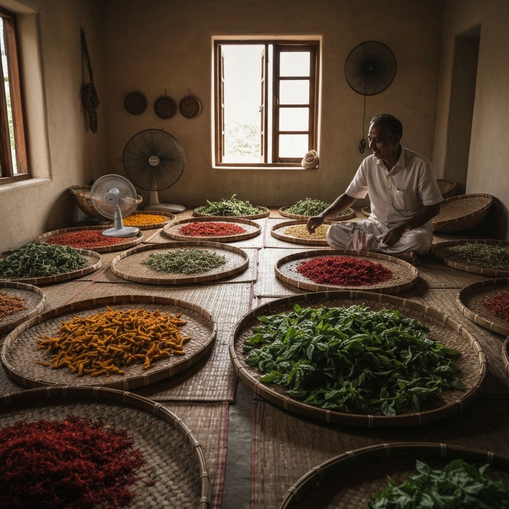 Ayurvedic Herbs Processing